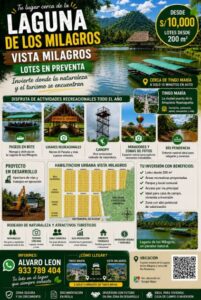 TERRENO - LAGUNA DE LOS MILAGROS - TINGO MARIA