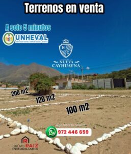 LOTES EN VENTA - CAYHUAYNA - HUANUCO