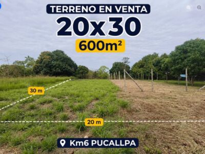03.03.01 PUCALLPA - MANTAY - TERRENO EN VENTA