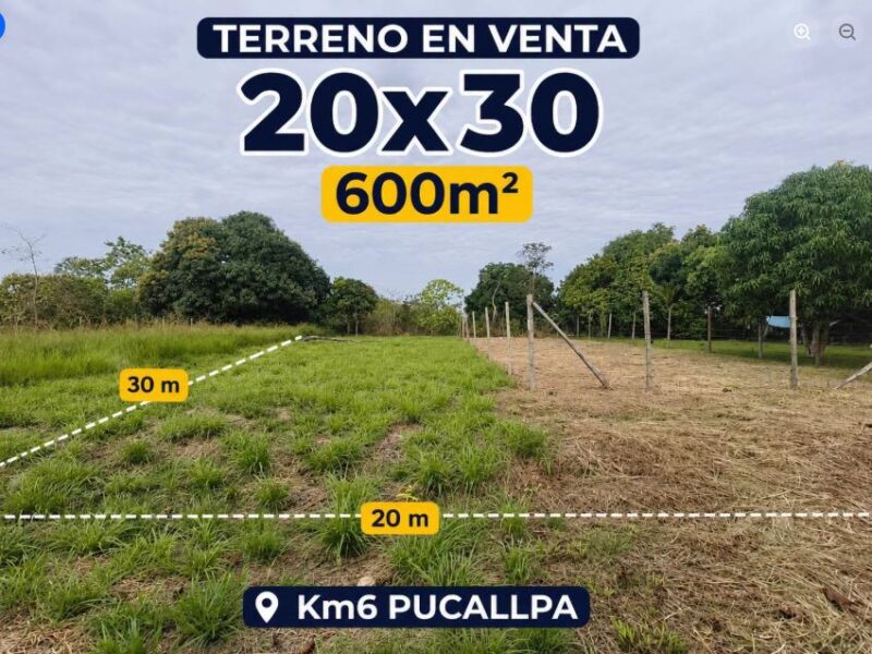 03.03.01 PUCALLPA - MANTAY - TERRENO EN VENTA
