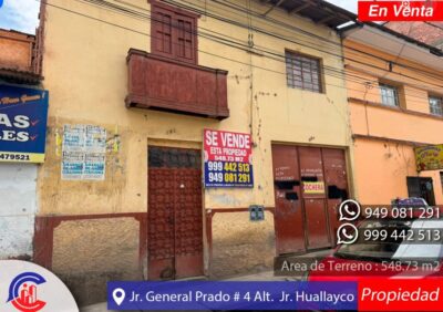 01.01.02 HUANUCO - CIUDAD - CASA EN VENTA