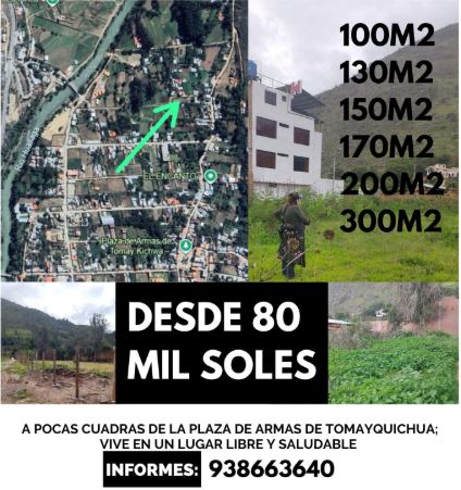 01.12.01 TOMAYKICHUA - HUANUCO - TERRENO EN VENTA