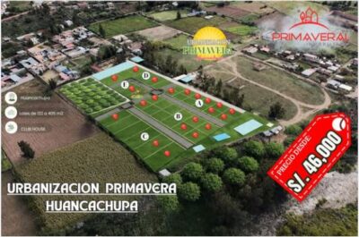 01.09.01 HUANUCO - HUANCACHUPA - LOTES EN VENTA