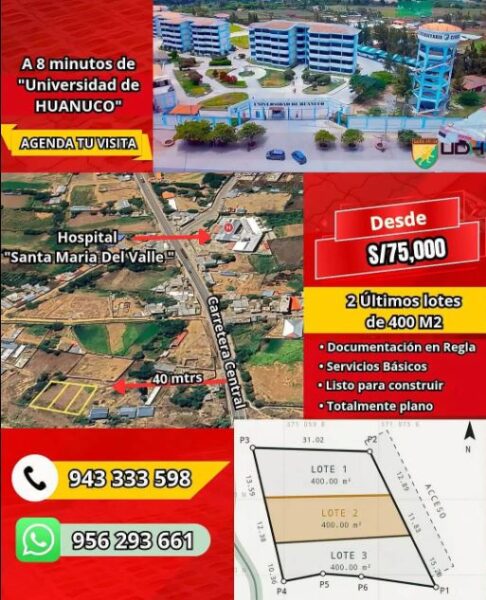 06.02.08 AMARILIS - LA ESPERANZA - TERRENO EN VENTA