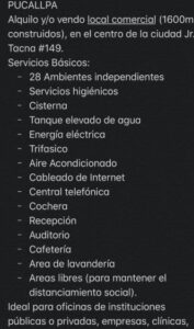 03.02.01 PUCALLPA - CALLERIA - HOTEL EN VENTA
