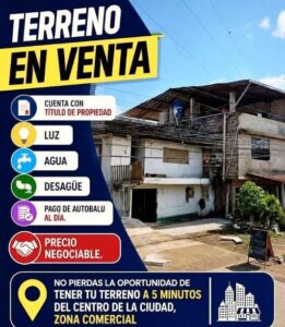 01.02.11 SUPTE - TINGO MARIA - CASA EN VENTA