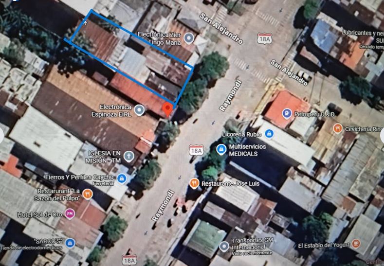 02.01.013 TINGO MARIA - CIUDAD - TERRENO EN VENTA